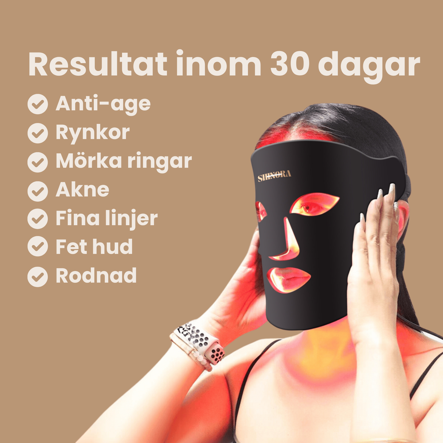 DermiGlow – Ljusterapi-mask